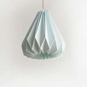 Kamalkali Origami Blue Lampshade with cord set